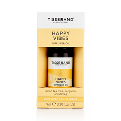 Óleo para Difusor Happy Vibes Tisserand 9ml (Vaporizador com Tea tree, Bergamota e Noz moscada) - loja online