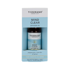 Óleo para Difusor Mind Clear Tisserand 9ml (Óleo para Vaporizador com Lavanda, Hortelã Pimenta e Limão Siciliano) - Tisserand Aromatherapy