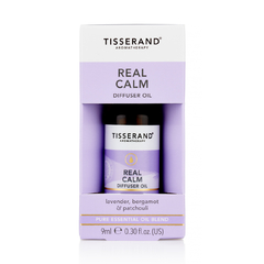 Óleo para Difusor Real Calm Tisserand 9ml (Óleo para Vaporização com Patchouli, Bergamota e Lavanda)