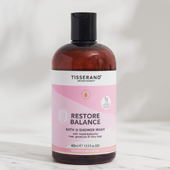 Restore Balance Sabonete Em Gel Para Banho De 400ml (Rosa, Gerânio e Sávia)Bath & Shower Wash na internet