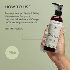 Sabonete para as Mãos de Bergamota e Sândalo Reconfortante 195ml (Comforting Hand Wash )Tisserand - Tisserand Aromatherapy