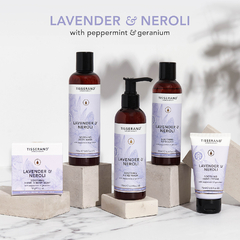 Sabonete em Gel de Banho Corporal lavanda e Néroli Calmante 250ml ( Lavender & Néroli Soothing Body Wash) Tisserand