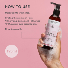Sabonete para as Mãos de Rosa e Ylang Ylang Indulgente 195ml (Indulgent Hand Wash)Tisserand - loja online