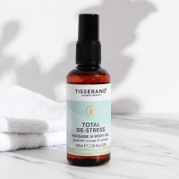 Óleo Corporal & Massagem De-Stress (Gerânio, Laranja e Noz-Moscada) Tisserand 100ml