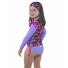 Remeras Lycra niñas con bombacha y vincha de regalo! proteccion uv 50+ - Quickly