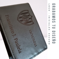 Billetera con tapa tarjetero escondite y visor / Art 4108 - tienda online