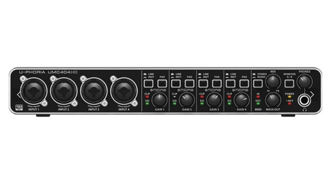 Interfaz Umc404HD 4x4. Behringer