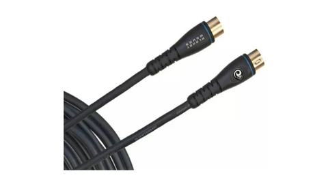 Cable Midi/Midi 5 Conectores Dorados 1,5 mtr. D´addarío