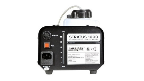 Maquina de Humo Stratus 1000. TecShow