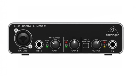 Interfaz UMC22. Behringer