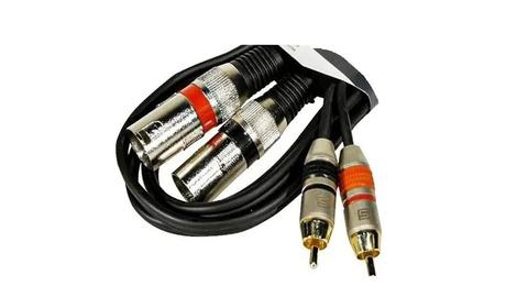 Cable XLR/RCA RCA-XLR-2M. Stagelab