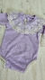 Body Basic 3/4 lila jersey Flame de Algod. - Andia Indumentaria