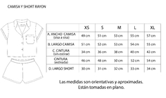 3 piezas, Pantalón, Camisa y Short celeste dibujos - tienda online