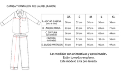 Camisa manga larga y pantalón R02-Laurel - Bastille