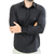 Camisa Manga Longa Social Masculina Slim Fit Básica Preta LS111809 - comprar online