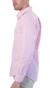 Camisa Social Masculina Manga Longa Super Slim Xadrez Mini Rosa e Branco SS232204 - comprar online