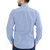 Camisa Manga Longa Social Masculina Slim Fit Xadrez Mini Azul e Branco LS122006 - Rechia Store - Loja de Gravatas e Acessórios