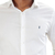 Camisa Manga Longa Social Masculina Super Slim Básica com Elastano Branca SS042201 - Rechia Store - Loja de Gravatas e Acessórios