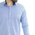 Camisa Manga Longa Social Masculina Slim Fit Xadrez Mini Azul e Branco LS122006 - loja online