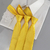 Gravata Slim Amarela Textura Listrada na internet