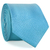 Gravata Slim Azul Tiffany Textura Pontilhada