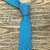 Gravata Slim Azul Tiffany Textura Quadriculada na internet
