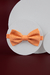 Gravata Borboleta Adulto Laranja Claro Textura Pontilhada BA-02005 - comprar online