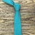 Gravata Slim Verde Tiffany Textura Quadriculada - Rechia Store - Loja de Gravatas e Acessórios