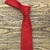 Gravata Slim Vermelha Textura Quadriculada - Rechia Store - Loja de Gravatas e Acessórios