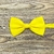 Gravata Borboleta Adulto Amarela Textura Acetinada BA-01002 - comprar online