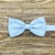 Gravata Borboleta Adulto Azul Serenity Textura Acetinada BA-01031 - comprar online