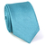 Gravata Slim Azul Tiffany Textura Listrada