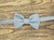 Gravata Borboleta Infantil Cinza Textura Pontilhada BI-02018 - comprar online