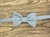 Gravata Borboleta Adulto Cinza Textura Pontilhada BA-02018 - comprar online