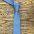 Gravata Slim Azul Serenity Escura Textura Quadriculada - Rechia Store - Loja de Gravatas e Acessórios