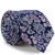 Gravata Tradicional Estampa Paisley Azul Marinho, Rosa e Branco TR-10214