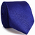 Gravata Slim Azul Royal Textura Quadriculada Desenhada