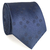 Gravata Slim Azul Meia Noite Textura Desenhada