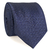 Gravata Slim Azul Meia Noite Textura Desenhada
