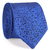 Gravata Sim Azul Royal Textura Desenhada