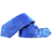 Gravata Slim Estampa Desenhada Azul Marinho e Azul Royal na internet