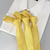 Gravata Slim Amarela Textura Quadriculada na internet