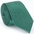 Gravata Slim Verde Esmeralda Textura Quadriculada Desenhada