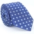 Gravata Azul Puro Estampa Desenhada