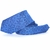 Gravata Slim Azul Puro Estampa Paisley na internet