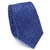 Gravata Slim Azul Marinho e Azul Serenity Textura Listrada