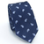 Gravata Slim Estampa Paisley Azul Marinho, Branco e Azul Serenity SL-10409