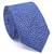 Gravata Slim Azul Puro Textura Desenhada
