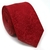 Gravata Slim Vermelha Textura Desenhada