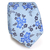Gravata Slim Azul Bebê, Azul Royal e Cinza Textura Desenhada